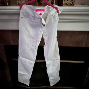 Size 00 Lilly Pulitzer White Jeans